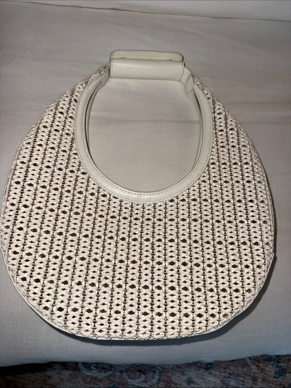STAUD White Woven Crescent Hobo - Picture 4 of 4